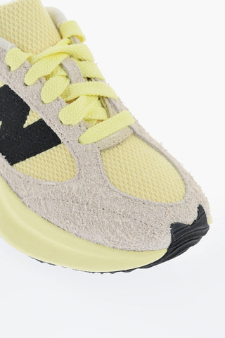 Two-Tone Low-Top Sneakers with Contrast Monogram