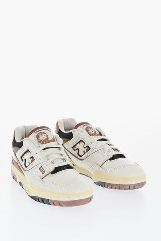 Sneakers Basse 550 in Pelle