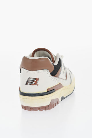 Sneakers Basse 550 in Pelle