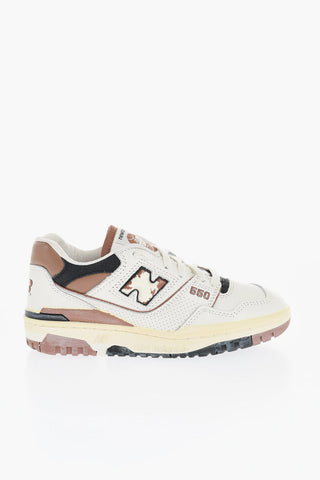 Sneakers Basse 550 in Pelle