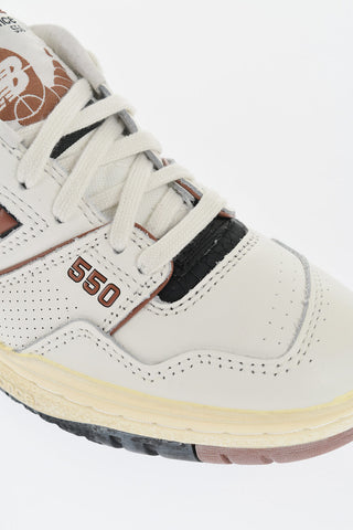 Sneakers Basse 550 in Pelle