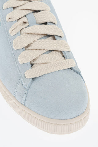 Color Block Suede LOVE II Low-Top Sneakers