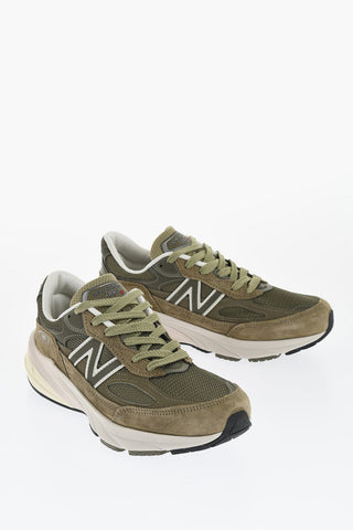Sneakers Basse 990 V6 in Camoscio e Mesh