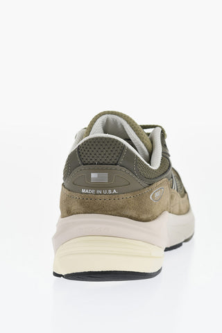 Sneakers Basse 990 V6 in Camoscio e Mesh