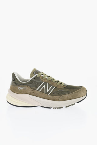 Sneakers Basse 990 V6 in Camoscio e Mesh