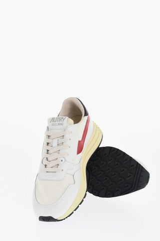 Leather and Fabric REELWIND Low Top Sneakers