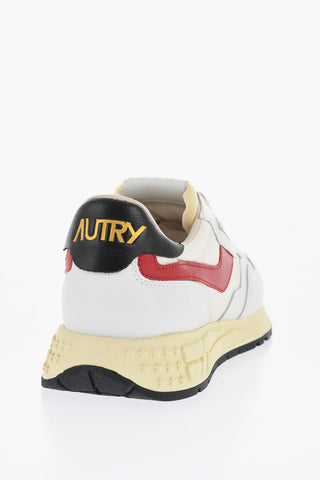 Leather and Fabric REELWIND Low Top Sneakers