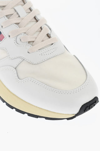 Leather and Fabric REELWIND Low Top Sneakers
