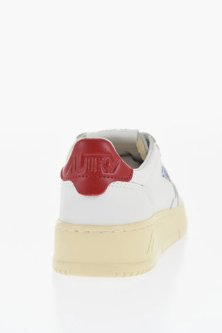 Leather MEDALIST Low Top Sneakers with Contrasting Detail