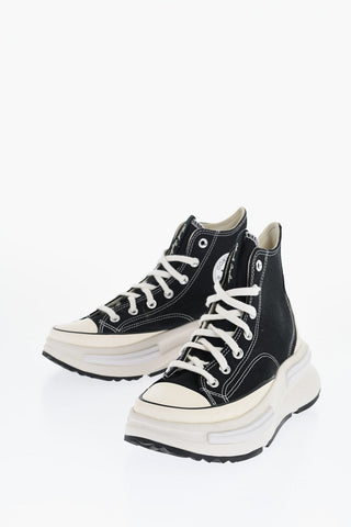 ALL STAR CHUCK TAYLOR Cotton High Top Sneakers with Contrast Sole 6cm