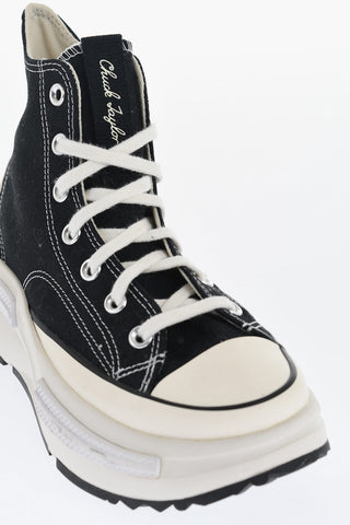 ALL STAR CHUCK TAYLOR Cotton High Top Sneakers with Contrast Sole 6cm