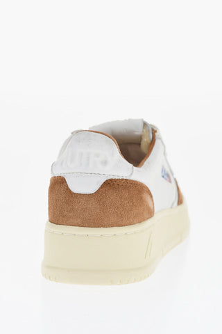 Two-Tone Leather MEDALIST Low Top Sneakers