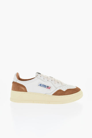 Two-Tone Leather MEDALIST Low Top Sneakers