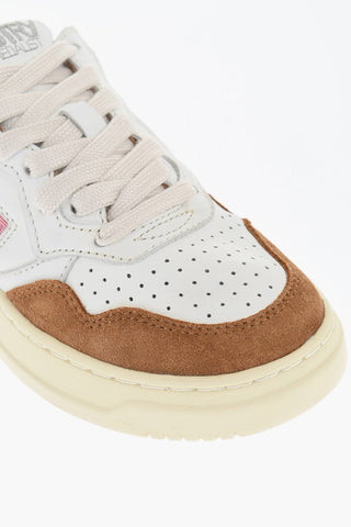 Two-Tone Leather MEDALIST Low Top Sneakers