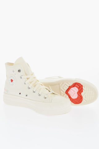 ALL STAR CHCUCK TAYLOR Cotton High Top Sneakers with Platform 4cm