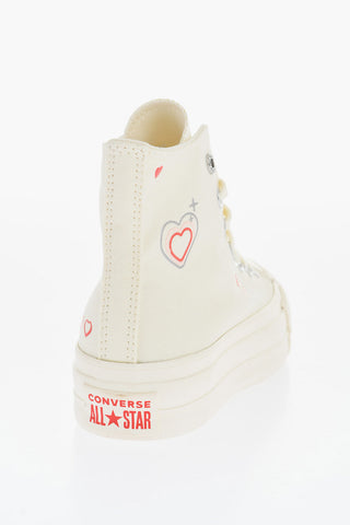 ALL STAR CHCUCK TAYLOR Cotton High Top Sneakers with Platform 4cm