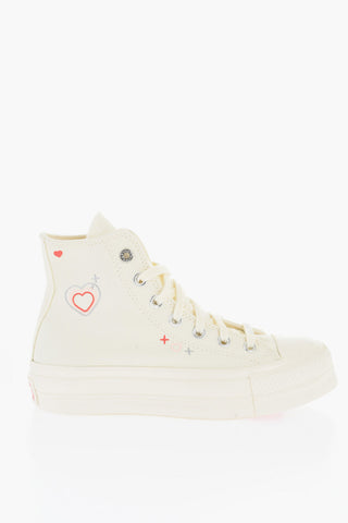 ALL STAR CHCUCK TAYLOR Cotton High Top Sneakers with Platform 4cm