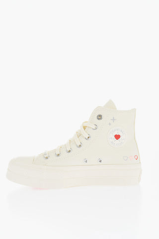 ALL STAR CHCUCK TAYLOR Cotton High Top Sneakers with Platform 4cm