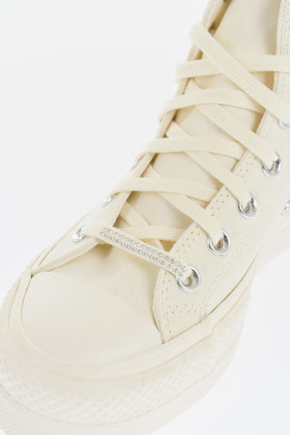 ALL STAR CHCUCK TAYLOR Cotton High Top Sneakers with Platform 4cm