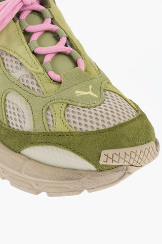 KIDSUPER Vintage effect Velophasis NU Sneakers with Contrasting Desing