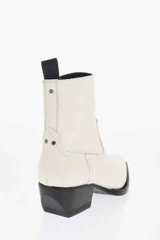 Texanische Lederstiefel mit spitzer Spitze 5,5 cm