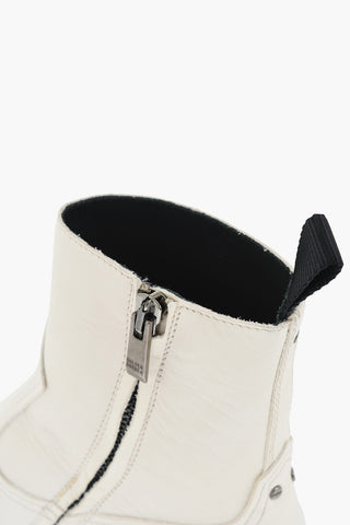 Texanische Lederstiefel mit spitzer Spitze 5,5 cm