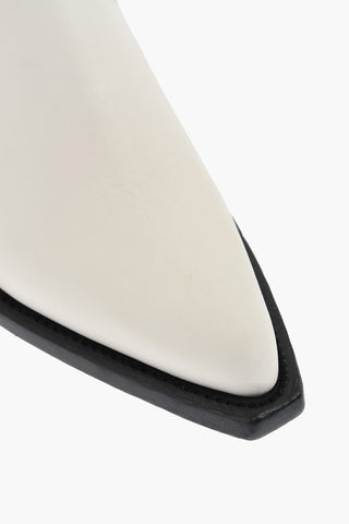 Texanische Lederstiefel mit spitzer Spitze 5,5 cm