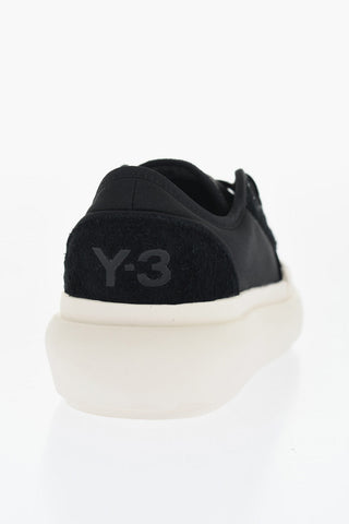 ADIDAS Solid Color Leather AJATU Low-Top Sneakers with Contrast Sole