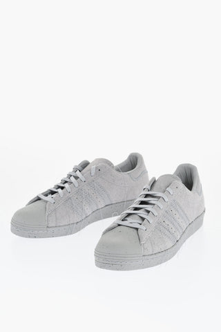 ADIDAS Solid Color Y-3 SUPERSTAR Low Top Sneakers with Fringes