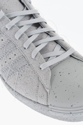 ADIDAS Solid Color Y-3 SUPERSTAR Low Top Sneakers with Fringes