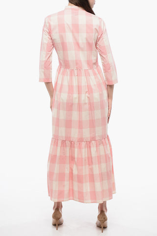 Long Checked Dress