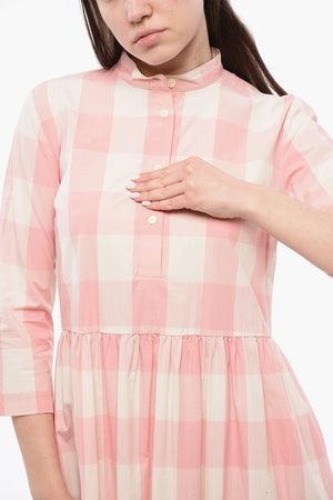 Long Checked Dress