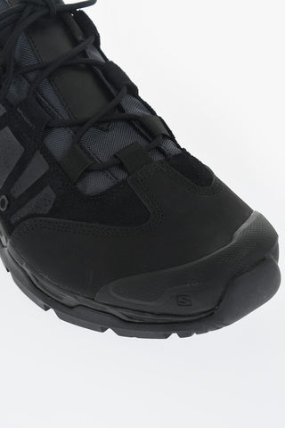 Tech Fabric JUNGLE ULTRA Sneakers with Suede Details