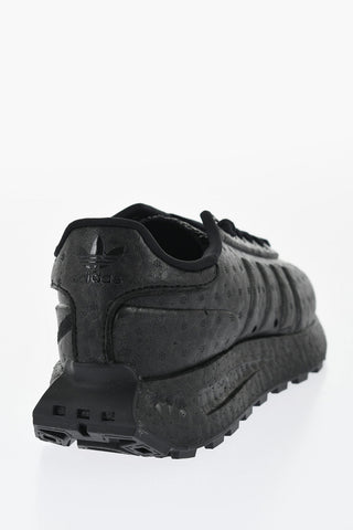Solid Color  RETROPY FUL Plastic Low-Top Sneakers