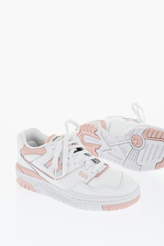 Leather 550 Low Sneakers with Contrasting Details