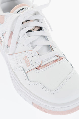 Leather 550 Low Sneakers with Contrasting Details