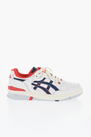 SHIRT ASICS Leather EX89 Low Top Sneakers with Contrasting Details