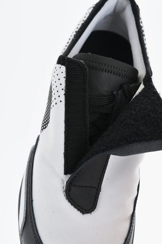 SALMON Two-Tone Sneakers with Hidden Closure