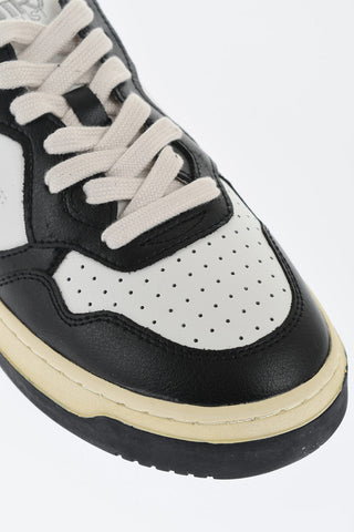 Two-Tone Leather Sabot