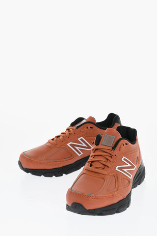 Leather 990v4 Low Top Sneakers