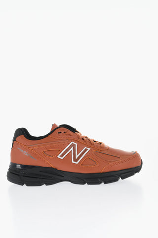 Leather 990v4 Low Top Sneakers