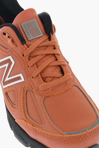 Leather 990v4 Low Top Sneakers
