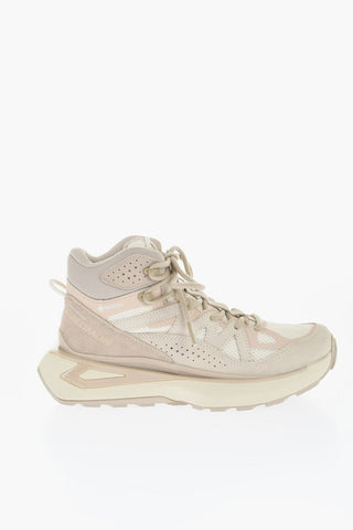 Suede and Fabric Two Tone ODYSSEY High Top Sneakers