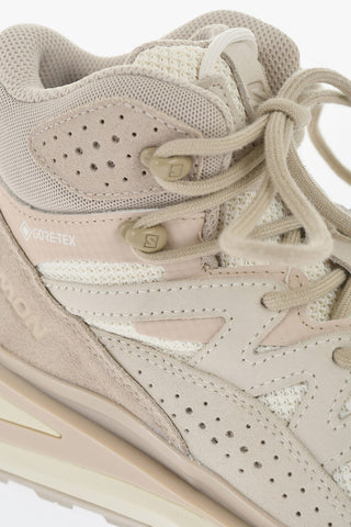 Suede and Fabric Two Tone ODYSSEY High Top Sneakers