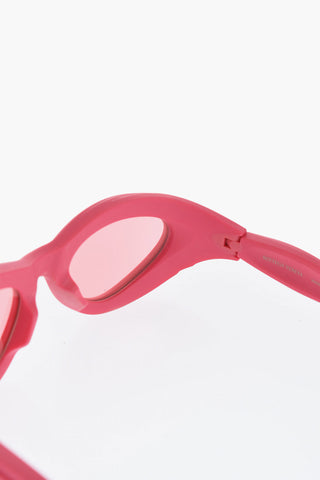 고무 프레임 선글라스 컬러 렌즈