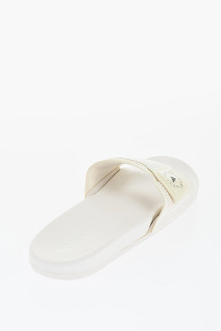 STELLA McCARTNEY Slides aSMC in Tinta Unita con Fascia in Tessuto Traforato