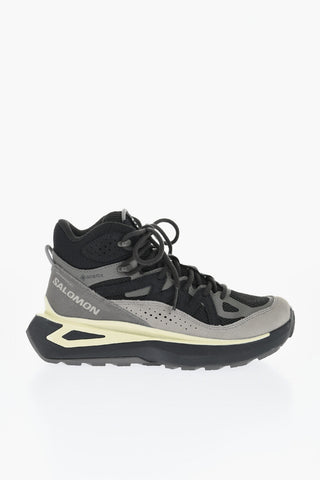 Sneakers Alte ODYSSEY In Suede e Tessuto Bicolore
