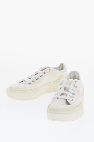 STELLA McCARTNEY Sneakers in Canvas con Logo Stampato