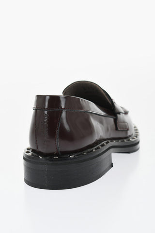 Patent Leather DALIAS Penny Loafers with Studs