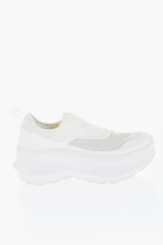 SALOMON Solid Color Slip On Sneakers with Platform 7cm